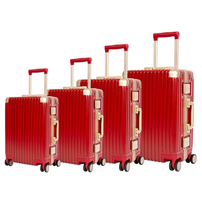 Classic Aluminum Frame Travel Suitcases