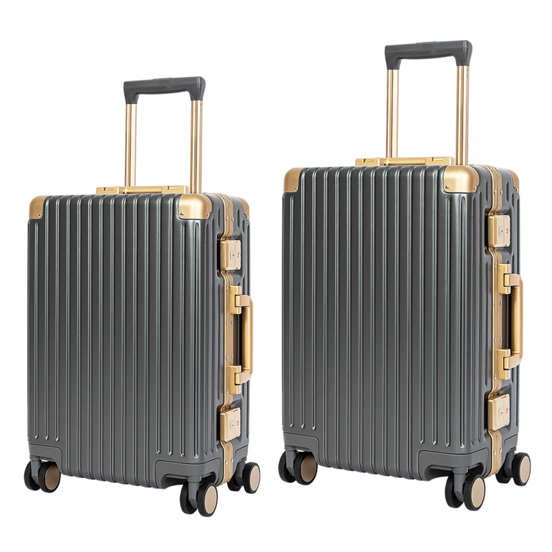 Classic Aluminum Frame Travel Suitcases