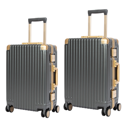 Classic Aluminum Frame Travel Suitcases