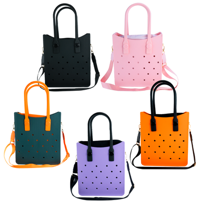 Zaizai EVA Croc Tote Bag with Adjustable Strap