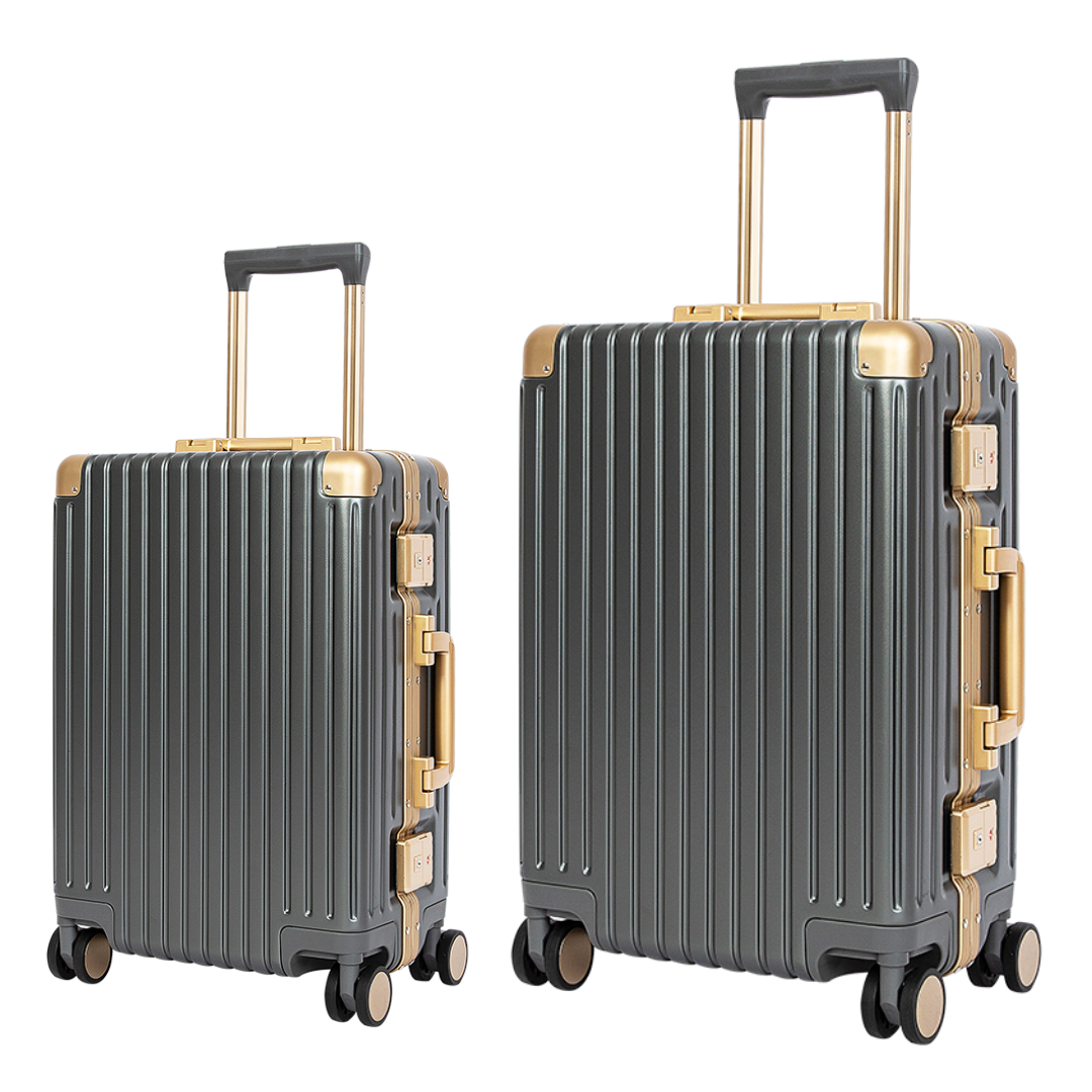 Classic Aluminum Frame Travel Suitcases