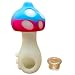 Silicone Rasta Pipe - Glow-In-The-Dark Mushroom (Pink)