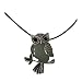 Earth Stone Collection - Owl Crystal Stone Necklace (Aventurine)