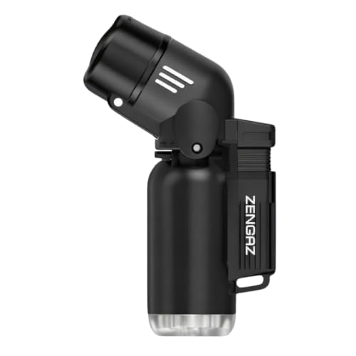 ZL-17 Angle Double Jet Torch Lighter – TC (Black)
