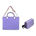 Nana EVA Croc Shoulder Bag & Coco EVA Croc Crossbody Bag Combo Set (Pastel Purple)