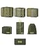 7‑Piece Travel Packing Organizer Set (Green)