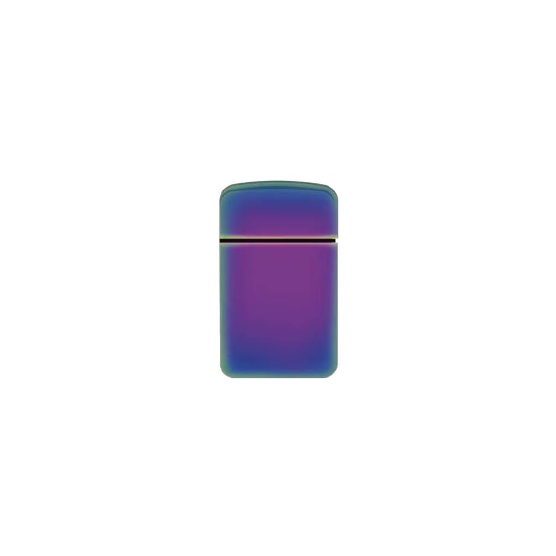Zl -12 Metallic Windproof Torch Jet Lighter (Rainbow Polish)