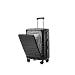 Multifunction Smart Carry-On Travel Suitcase - 20 Inch - Black