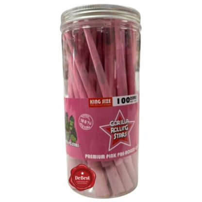 Debest Pre-Rolled Cones 100-Piece Pink