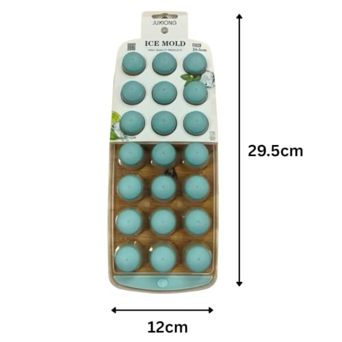Silicone Ice Mold - Small Circles - 29.5×12cm (Blue)