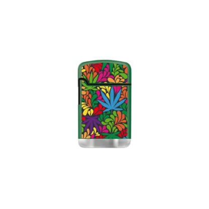 Zl -3 Windproof Torch Jet Lighter (Colorful Leaves)