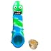 Silicone Rasta Pipe – Pickle Rick (Blue & Green)