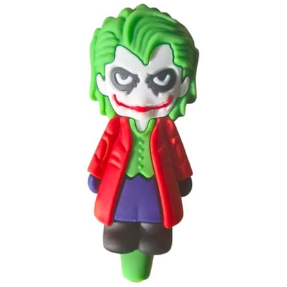Silicone Rasta Pipe - The Joker (red)