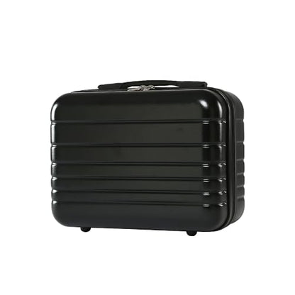 Cosmetic Travel Carry-On Suitcase Black - Large