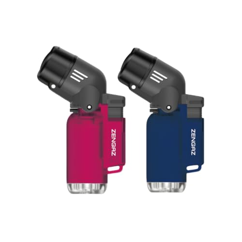 ZL-17 Angle Double Jet Torch Lighter – TC - 2 Pack (combo B)