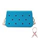 Coco EVA Croc Crossbody Bag – Lightweight Waterproof Shoulder Bag (Blue)