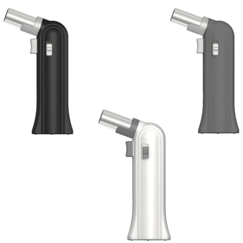 3 Pack ZT-88 Torch Jet Brulee Burner Lighter - White, Black and Grey