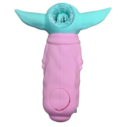 Silicone Rasta Pipe (Pink)