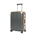 Classic Aluminum Frame Travel Suitcase - 20 inch - Grey