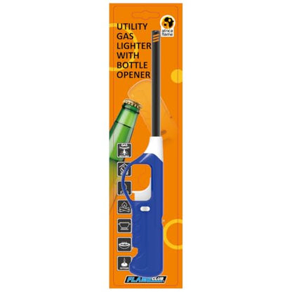 Africa Flame Medium Utility Braai Lighter with Built-in Bottle Opener (Blue)