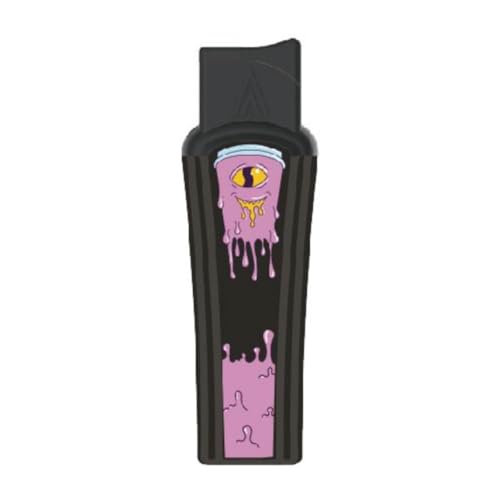 Zl-7 Slim Windproof Torch Jet Lighter (Pink Monster)