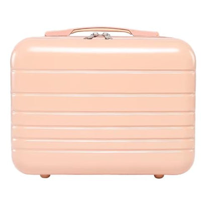 Cosmetic Travel Carry-on Suitcase - Pink - Large