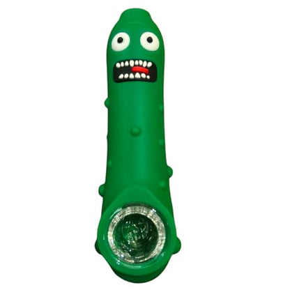 Silicone Rasta Pipe (Green)