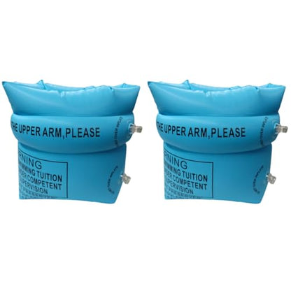 Swimming Inflatable Floating Arm Bands - 10 Pack - Blue