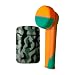 Green Army ZL-3 Torch Jet Lighter And Orange Mini Silicone Rasta Pipe