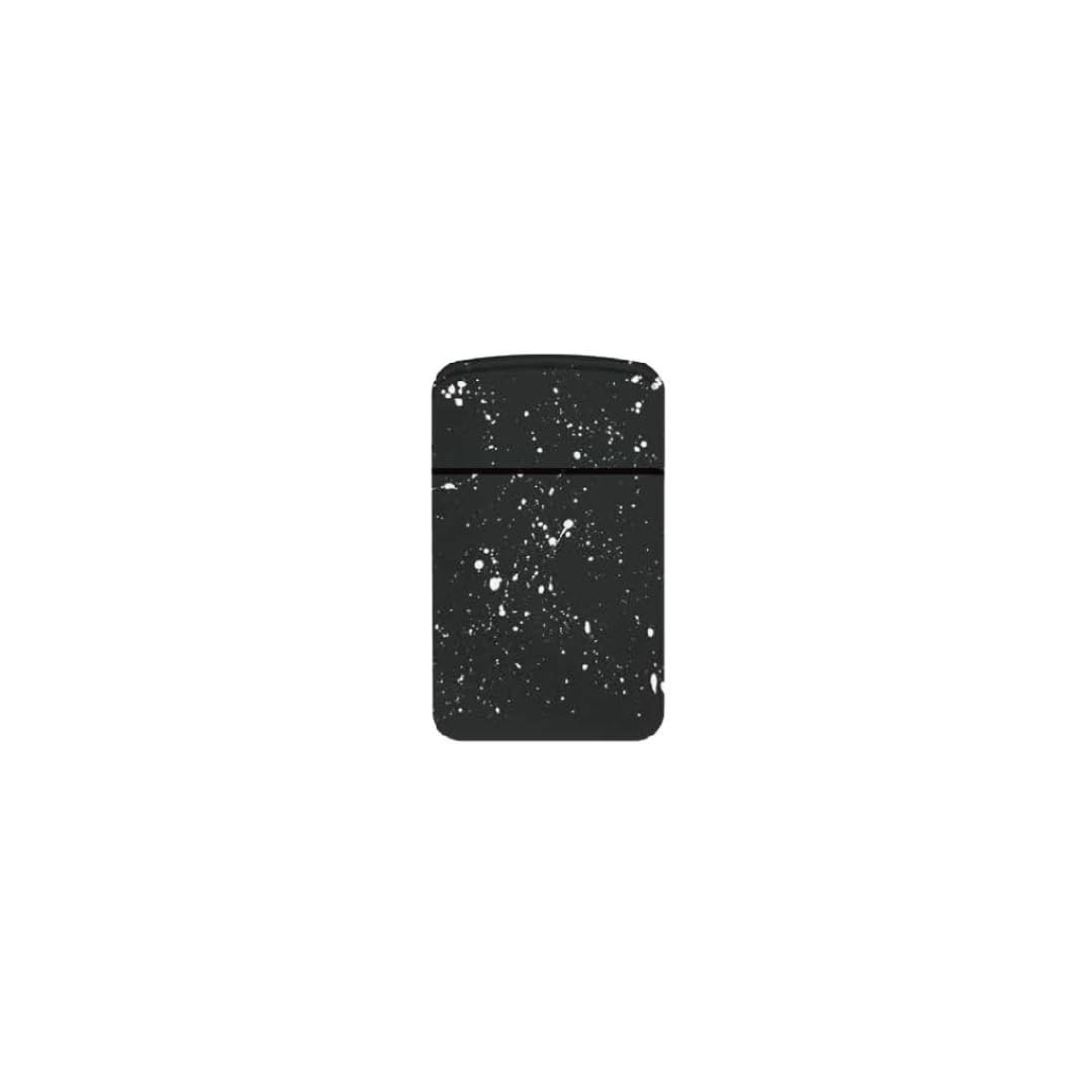 Zl -12 Metallic Windproof Torch Jet Lighter (Black Splash)