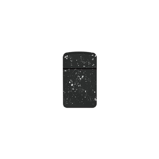 Zl -12 Metallic Windproof Torch Jet Lighter (Black Splash)
