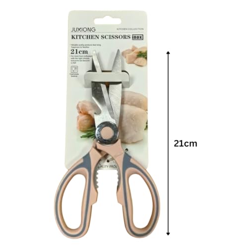 Kitchen Scissors - 21cm (Pink)