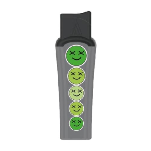 Zl-7 Slim Windproof Torch Jet Lighter (Emoji)