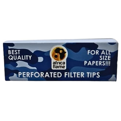 Value Pack - 10 Africa Flame Hemp Rolling Papers And 7 Filters Tips - Lilac