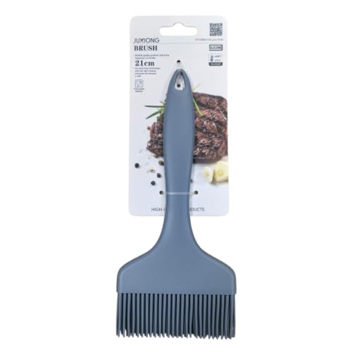 Silicone Flat Basting Brush - 21x9cm (Grey)