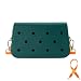 Coco EVA Croc Crossbody Bag – Lightweight Waterproof Shoulder Bag (Green)