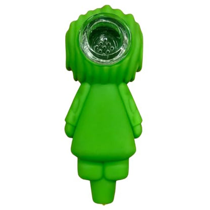 Silicone Rasta Pipe - The Joker (Purple)