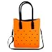 EVA Croc Tote Bag with Adjustable Strap – Ztylish (Orange)