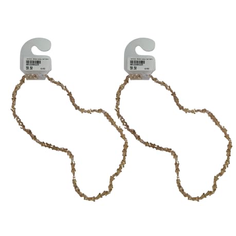 Crystal Beads Necklace - 2 Pack