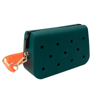 Coco EVA Croc Crossbody Bag – Lightweight Waterproof Shoulder Bag (Green)