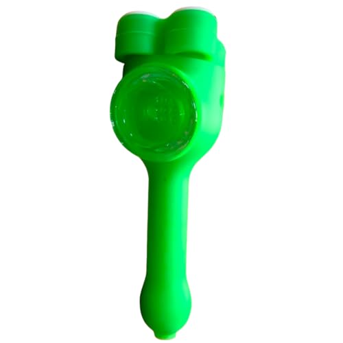 Green Army ZL-3 Torch Jet Lighter And Frog Silicone Rasta Pipe
