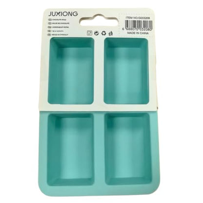 Silicone Chocolate Mold - Mini Rectangles - 12.5×9cm (Blue)