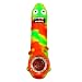 Silicone Rasta Pipe – Pickle Rick (Red)