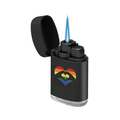 Zengaz ZL 3 Mega Jet Flame Lighter - Black Heart
