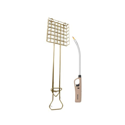 Kiddies Braai Grid And Flexible Extra Length Braai Lighter (Brown)