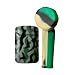 Green Army ZL-3 Torch Jet Lighter And Green Mini Silicone Rasta Pipe