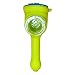 Silicone Rasta Spoon Pipe - Cartoon Faces (Green & Blue)