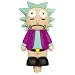 Silicone Rasta Pipe - Rick Sanchez (Purple)