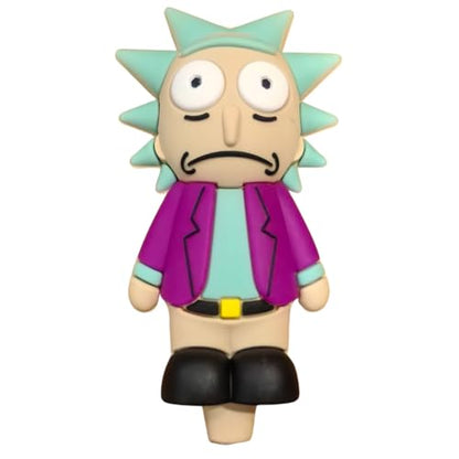 Silicone Rasta Pipe - Rick Sanchez (Purple)