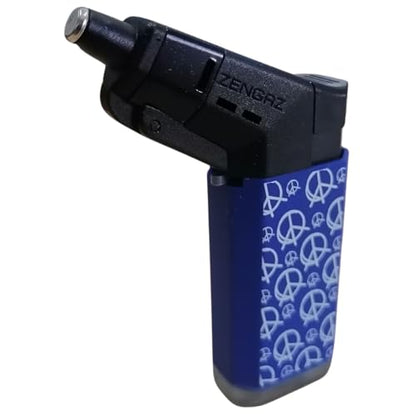 ZL-19 Torch Jet Lighter - Peace Signs